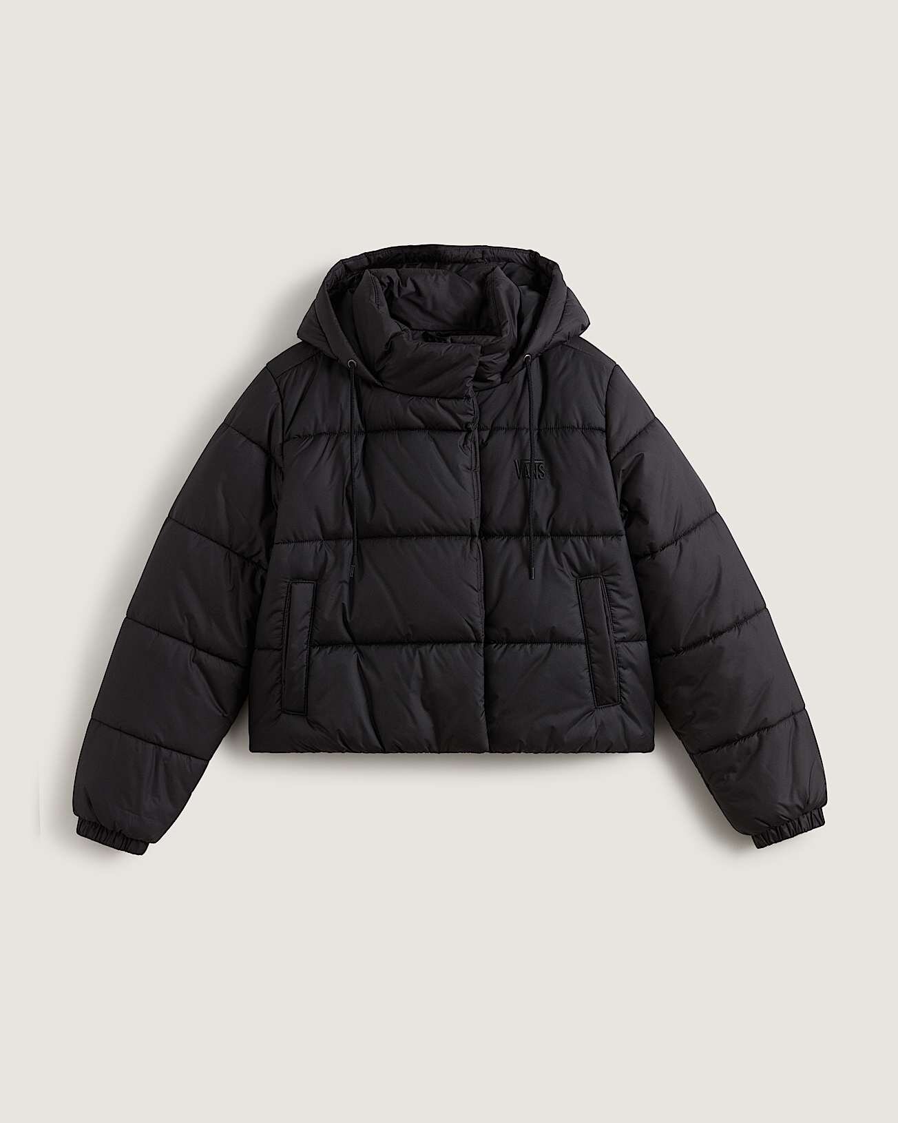 HILLGATE CROPPED PUFFER CEKET - Black - Vans Türkiye