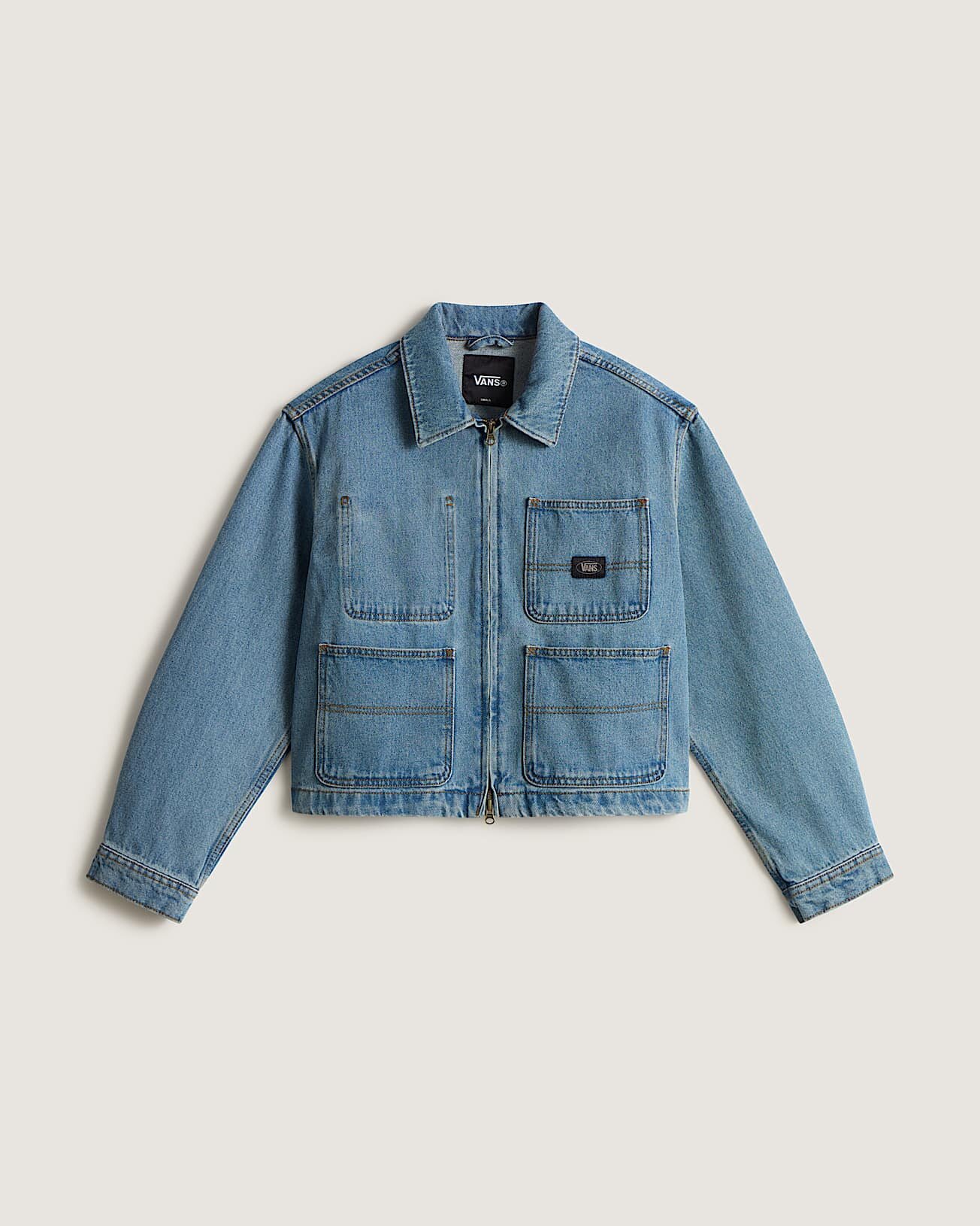EMILY BOXY WORKWEAR CEKET - Stonewash/Blue - Vans Türkiye