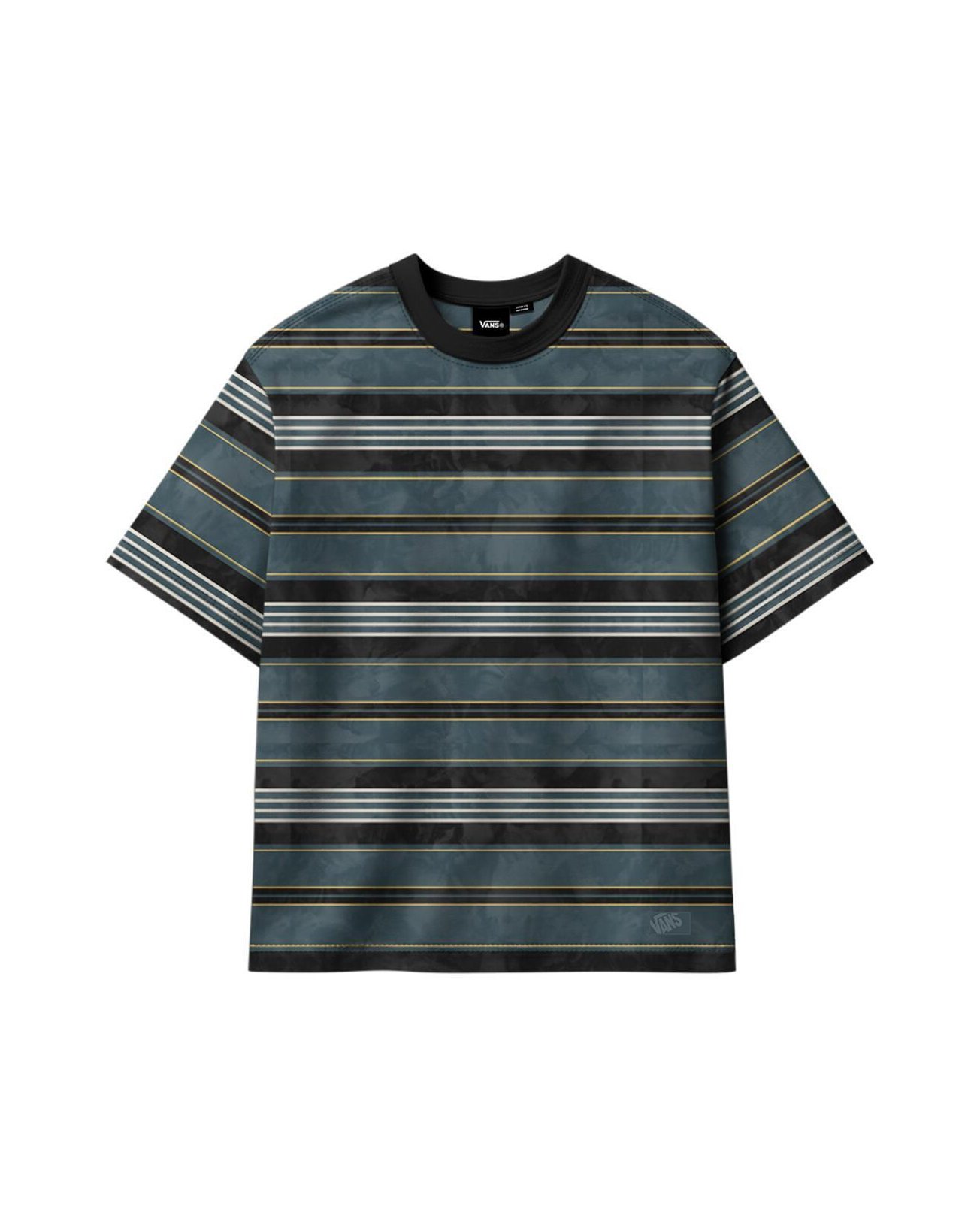 【muimui様】VAN 糸ピンス PIQUE STRIPE TİŞÖRT - Mystic Moss - Vans Türkiye