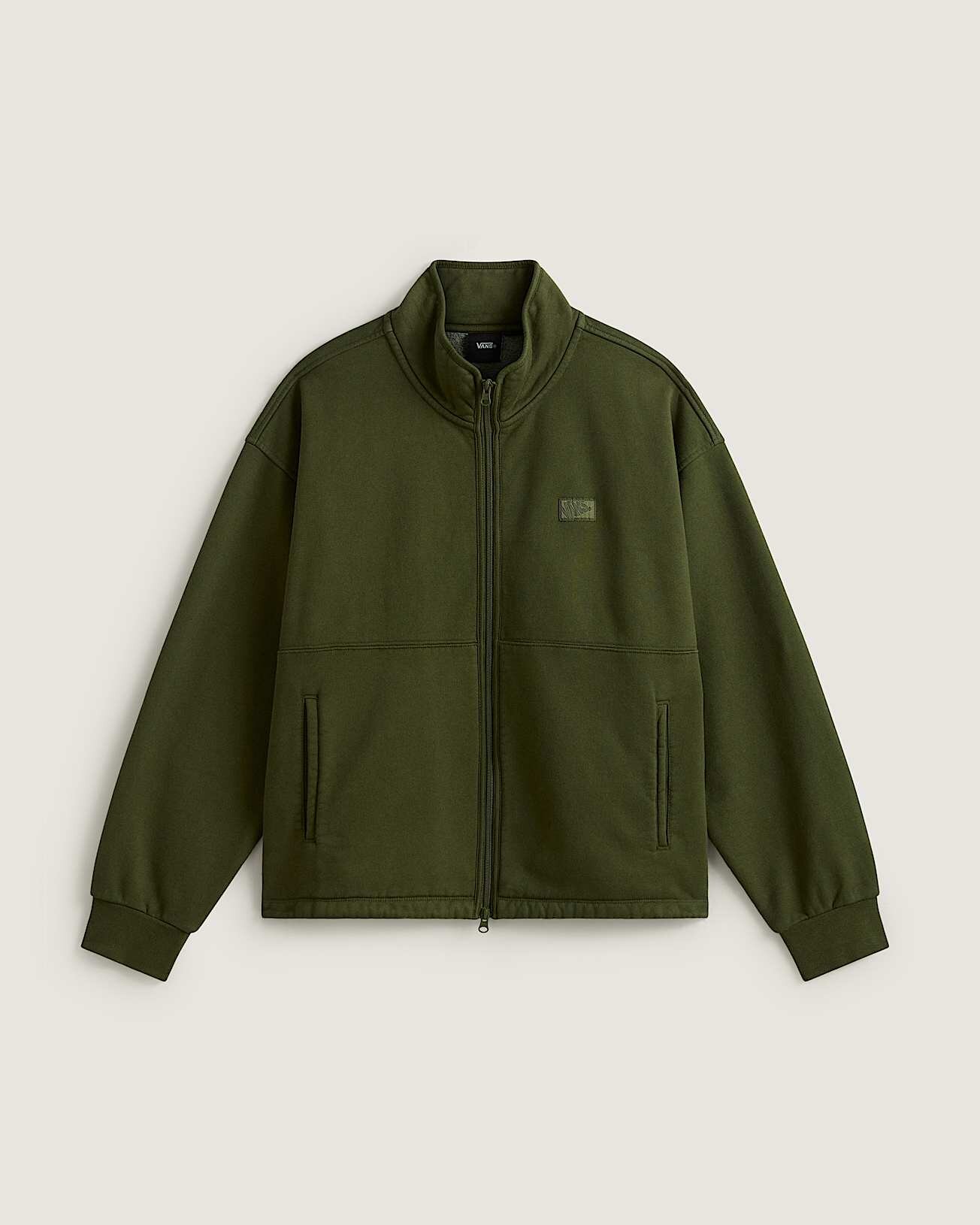 MOCK NECK FERMUARLI SWEATSHIRT - Green Balsam - Vans Türkiye