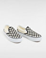 CHECKERBOARD CLASSIC SLIP-ON PLATFORM AYAKKABI Black And White Checker/White