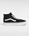 SÜET SK8-HI PLATFORM 2.0 AYAKKABI Black/True White