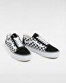 CHECKERBOARD OLD SKOOL PLATFORM AYAKKABI (Checkerboard) Black/True White