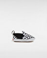 BEBEK CHECKER SLIP-ON V CRIB AYAKKABI (0-1 YAŞ) (Checker) Black/True White