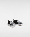 BEBEK CHECKER SLIP-ON V CRIB AYAKKABI (0-1 YAŞ) (Checker) Black/True White