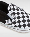 BEBEK CHECKER SLIP-ON V CRIB AYAKKABI (0-1 YAŞ) (Checker) Black/True White