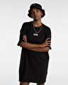CENTER VEE TİŞÖRT ELBİSE Black