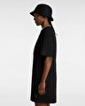 CENTER VEE TİŞÖRT ELBİSE Black