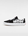 KANVAS/SÜET SK8-LOW AYAKKABI (Canvas/Suede) Black/Checkerboard