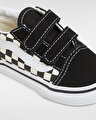 KÜÇÜK ÇOCUK PRIMARY CHECK OLD SKOOL VELCRO AYAKKABI (1-4 YAŞ) (Primary Check) Black/White