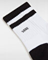 VANS HALF CREW ÇORAP (1 ÇİFT) White/Black