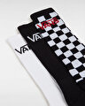 CLASSIC CREW ÇORAP (3 ÇİFT) Black/White