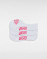 CLASSIC CANOODLE ÇORAP (3 ÇİFT) White/Wild Orchid