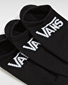ÇOCUK VANS CLASSIC GÖRÜNMEYEN ÇORAP (3 ÇİFT) Black