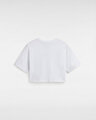 FLYING V CREW CROP TİŞÖRT White