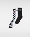 ÇOCUK CLASSIC VANS UZUN ÇORAP (3 ÇİFT) Black/White
