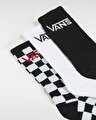 ÇOCUK CLASSIC VANS UZUN ÇORAP (3 ÇİFT) Black/White