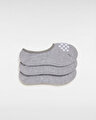 CLASSIC HEATHERED CANOODLE ÇORAP (3 ÇİFT) Grey Heather/White
