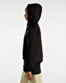 ANIMALIER LOOSE PULLOVER KAPÜŞONLU ÜST Black