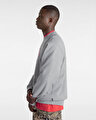 SPRAY ON LOOSE BİSİKLET YAKA SWEATSHIRT Cement Heather