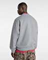 SPRAY ON LOOSE BİSİKLET YAKA SWEATSHIRT Cement Heather