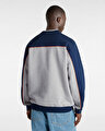 RETRO HOOK AND LOOP LOOSE CREW SWEATSHIRT Dress Blues/Cementheather