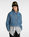 RAYNES DENIM CROP MONT Stone Wash