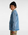 ERKEK ÇOCUK DRILL CHORE DENIM SHERPA CEKET Stonewash/Blue
