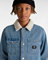 ERKEK ÇOCUK DRILL CHORE DENIM SHERPA CEKET Stonewash/Blue