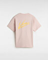 BRUSH SCRIPT LOOSE TİŞÖRT Sepia Rose