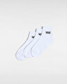 CLASSIC HALF CREW ÇORAP (1 ÇİFT) White