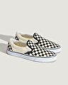 CHECKERBOARD CLASSIC SLIP-ON AYAKKABI Black And White Checker/White