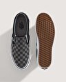 CHECKERBOARD CLASSIC SLIP-ON AYAKKABI (Checkerboard) Black/Pewter