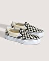 CHECKERBOARD CLASSIC SLIP-ON PLATFORM AYAKKABI Black And White Checker/White