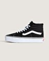 SÜET SK8-HI PLATFORM 2.0 AYAKKABI Black/True White