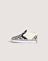 KÜÇÜK ÇOCUK CHECKERBOARD SLIP-ON AYAKKABI (1-4 YAŞ) Black And White Checker/White