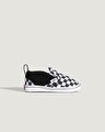BEBEK CHECKER SLIP-ON V CRIB AYAKKABI (0-1 YAŞ) (Checker) Black/True White