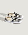 ÇOCUK CHECKERBOARD CLASSIC SLIP-ON AYAKKABI (4-8 YAŞ) (Checkerboard) Black/White