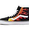 FLAME SK8-HI  REISSUE AYAKKABI (Flame) Black/Black/True White