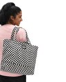 TELL ALL ZIP TOTE ÇANTA Checkerboard