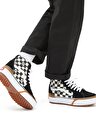 CHECKERBOARD SK8-HI STACKED AYAKKABI (Checkerboard) Multi/True White
