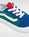 KÜÇÜK ÇOCUK VANS YACHT CLUB OLD SKOOL ELASTIC LACE AYAKKABI (1-4 YAŞ) (Vans Yacht Club) Blue/Gr