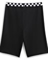 CHECKERBOARD TAYT ŞORT Black
