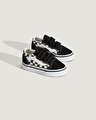 KÜÇÜK ÇOCUK PRIMARY CHECK OLD SKOOL VELCRO AYAKKABI (1-4 YAŞ) (Primary Check) Black/White