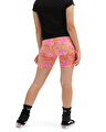 KIZ ÇOCUK ROSE CAMO PRINT TAYT ŞORT (8-14 YAŞ) Cyclamen