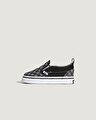 KÜÇÜK ÇOCUK CHECKERBOARD SLIP-ON CIRTCIRTLI AYAKKABI (1-4 YAŞ) (Checkerboard) Blk/Pewter