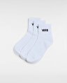 HALF CREW ÇORAP (3 ÇİFT) White