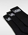 CLASSIC CREW KADIN ÇORAP (6.5-10, 3 ÇİFT) Black