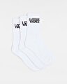 CLASSIC CREW KADIN ÇORAP (6.5-10, 3 ÇİFT) White