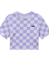 CHECKER CREW CROP TİŞÖRT Cosmic Sky